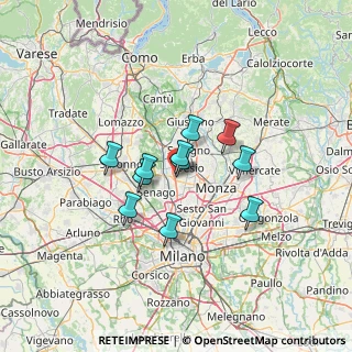 Mappa Via Zara, 20039 Canegrate MI, Italia (9.38091)