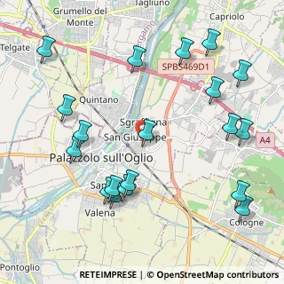 Mappa Via G. Rossini, 25036 Palazzolo sull'Oglio BS, Italia (2.48211)