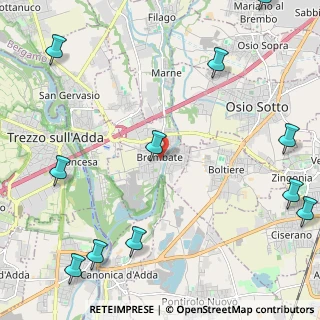 Mappa Via IV Novembre, 24030 Brembate BG, Italia (3.26364)