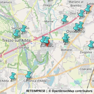 Mappa Via IV Novembre, 24030 Brembate BG, Italia (2.84533)