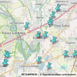 Mappa Via IV Novembre, 24030 Brembate BG, Italia (2.94563)