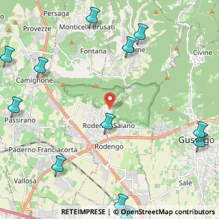 Mappa Via Fontana, 25050 Rodengo-Saiano BS, Italia (3.34417)