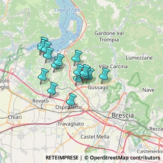 Mappa Via Fontana, 25050 Rodengo-Saiano BS, Italia (5.35875)