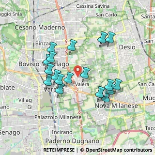 Mappa Via IV Novembre, 20814 Varedo MB, Italia (1.7085)