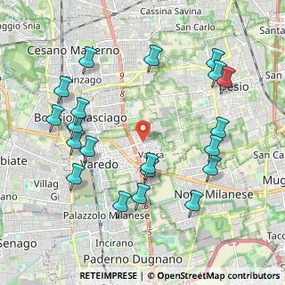 Mappa Via IV Novembre, 20814 Varedo MB, Italia (2.279)