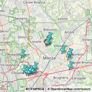 Mappa Via Ernesto Ambrosini, 20900 Monza MB, Italia (4.47786)