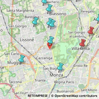 Mappa Via Ernesto Ambrosini, 20900 Monza MB, Italia (2.82417)