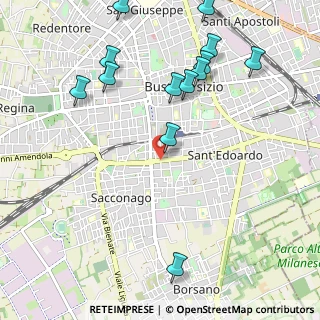 Mappa Via Bernardino Luini, 21052 Busto Arsizio VA, Italia (1.25)