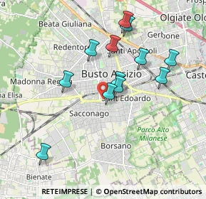 Mappa Viale Pirandello Luigi, 21052 Busto Arsizio VA, Italia (1.72167)
