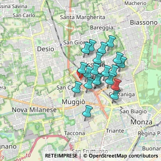 Mappa Via Ludovico Ariosto, 20851 Lissone MB, Italia (1.3195)