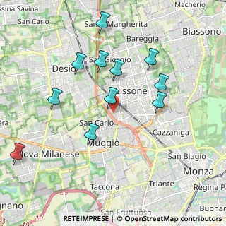 Mappa Via Ludovico Ariosto, 20851 Lissone MB, Italia (1.97)