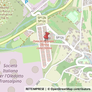 Mappa Zona Artigianale Dolina, 507, 34018 San Dorligo della Valle, Trieste (Friuli-Venezia Giulia)