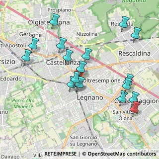 Mappa Via Torquato Taramelli, 20025 Legnano MI, Italia (2.05889)