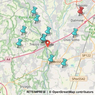 Mappa Via Fratelli Cervi, 24042 Capriate San Gervasio BG, Italia (4.22091)