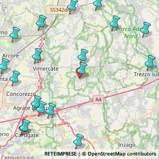 Mappa Via Alessandro Volta, 20876 Ornago MB, Italia (6.6735)