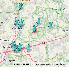 Mappa Via Alessandro Volta, 20876 Ornago MB, Italia (4.45692)