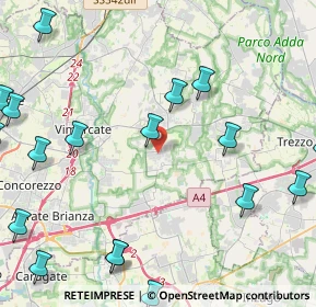 Mappa Via Alessandro Volta, 20876 Ornago MB, Italia (6.284)