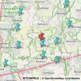 Mappa Viale delle Industrie, 20876 Ornago MB, Italia (2.58091)