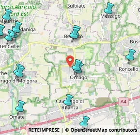 Mappa Viale delle Industrie, 20876 Ornago MB, Italia (2.95353)