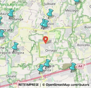 Mappa Viale delle Industrie, 20876 Ornago MB, Italia (3)