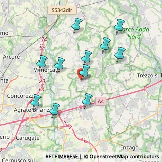 Mappa Viale delle Industrie, 20876 Ornago MB, Italia (3.80273)