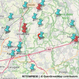 Mappa Viale delle Industrie, 20876 Ornago MB, Italia (5.8925)