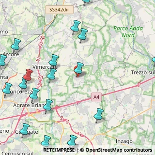 Mappa Viale delle Industrie, 20876 Ornago MB, Italia (6.408)