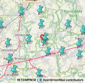 Mappa Viale delle Industrie, 20876 Ornago MB, Italia (5.495)