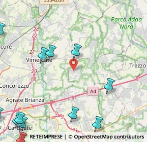 Mappa Viale delle Industrie, 20876 Ornago MB, Italia (6.53667)