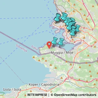 Mappa Località Fontanella, 34015 Muggia TS, Italia (4.445)
