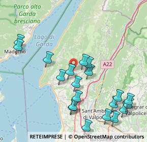 Mappa Via Canal, 37013 Caprino Veronese VR, Italia (9.12)