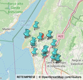 Mappa Via Canal, 37013 Caprino Veronese VR, Italia (5.85235)