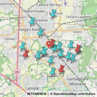 Mappa Via S.Quasimodo, 21042 Caronno Pertusella VA, Italia (1.7705)