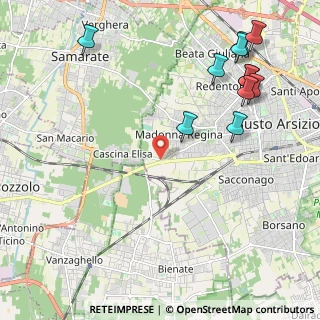 Mappa Via S. Macario, 21052 Busto Arsizio VA, Italia (2.71364)