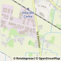 Karta Villa del Conte