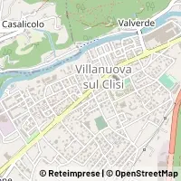 Kartta Villanuova sul Clisi