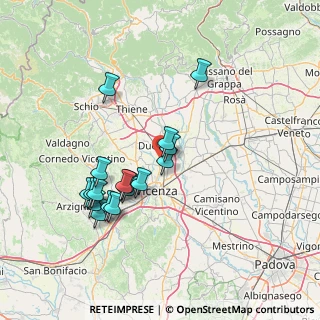 Mappa Via Trescalini, 36031 Dueville VI, Italia (13.65471)