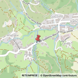 Mappa Via guglielmo marconi 16, 25080 Vallio Terme, Brescia (Lombardia)
