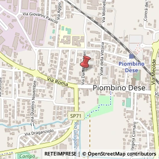 Mappa Via Ruzzante, 14, 35017 Piombino Dese, Padova (Veneto)