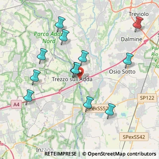 Mappa Via Bizzarri, 24042 Capriate San Gervasio BG, Italia (4.20083)