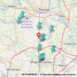 Mappa Via II Agosto, 31022 Preganziol TV, Italia (3.70818)