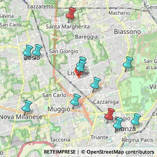 Mappa Via Monte Nero, 20851 Lissone MB, Italia (2.40083)