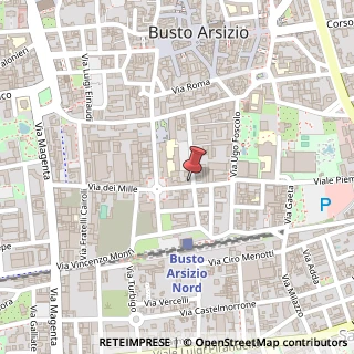 Mappa Via della Concordia, 8, 21052 Busto Arsizio, Varese (Lombardia)