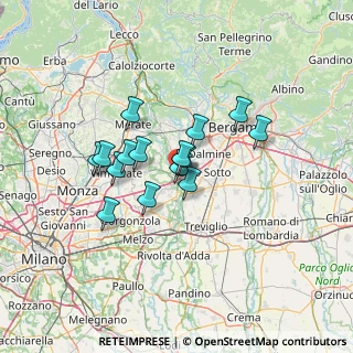 Mappa Via Torre, 20056 Trezzo sull'Adda MI, Italia (9.81733)