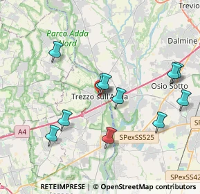 Mappa Via Torre, 20056 Trezzo sull'Adda MI, Italia (3.87182)