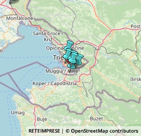 Mappa Strada di Monte D'Oro, 34147 Trieste TS, Italia (18.09091)