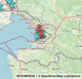 Mappa Strada di Monte D'Oro, 34147 Trieste TS, Italia (30.97789)