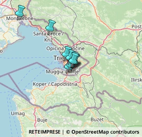 Mappa Strada di Monte D'Oro, 34147 Trieste TS, Italia (12.23083)
