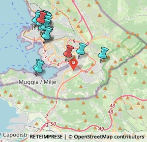 Mappa Strada di Monte D'Oro, 34147 Trieste TS, Italia (4.6805)