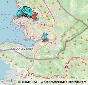 Mappa Strada di Monte D'Oro, 34147 Trieste TS, Italia (5.19)